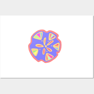 Colorful Sand Dollar Posters and Art